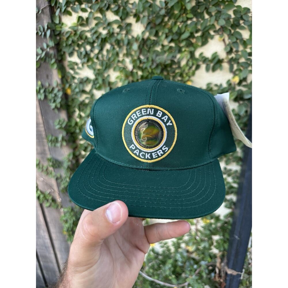 Vintage Green Bay Packers Annco Youth Lombardi Hologram Hat NWTS